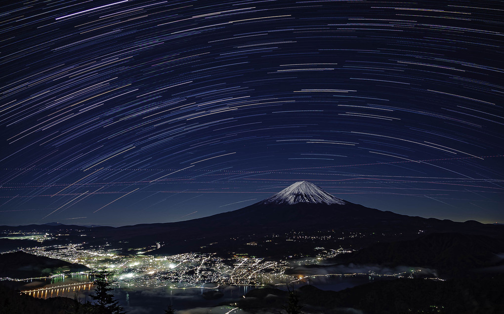 富士山と過ごした夜～新道峠～