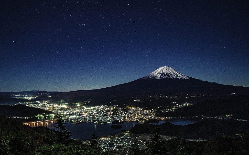 富士山と過ごした夜～新道峠～
