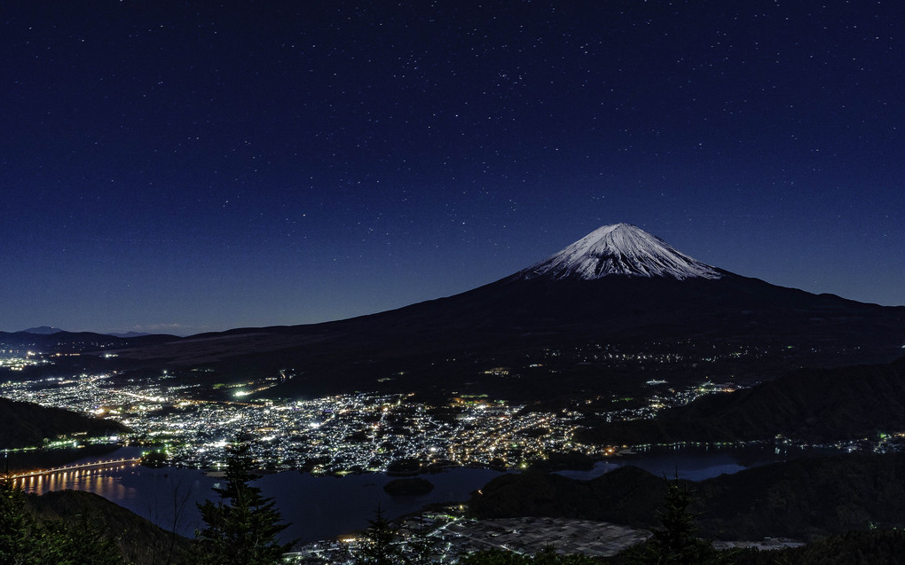 富士山と過ごした夜～新道峠～