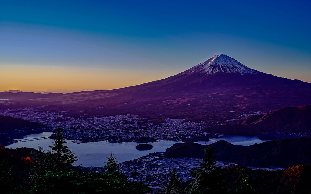 富士山と過ごした夜～新道峠～