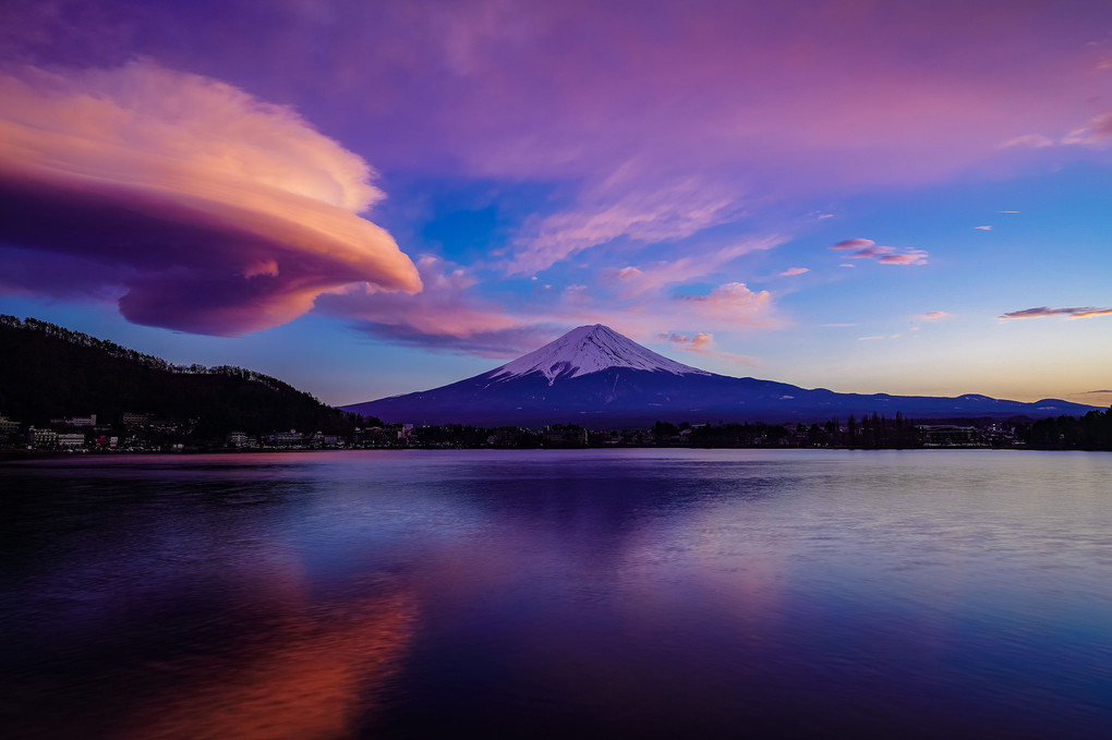 富士山と共に　～一人で、二人で、三人で～