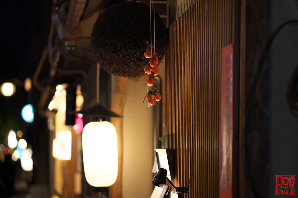 京の夜の灯り（忘年会シーズン）