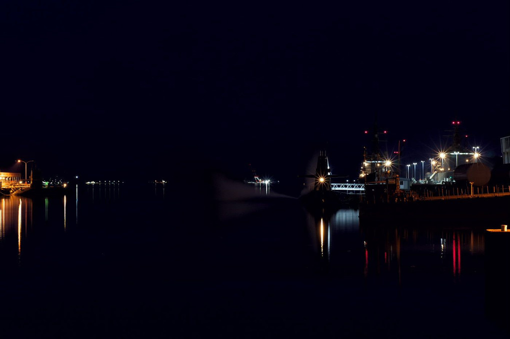 夜明け前のSS桟橋