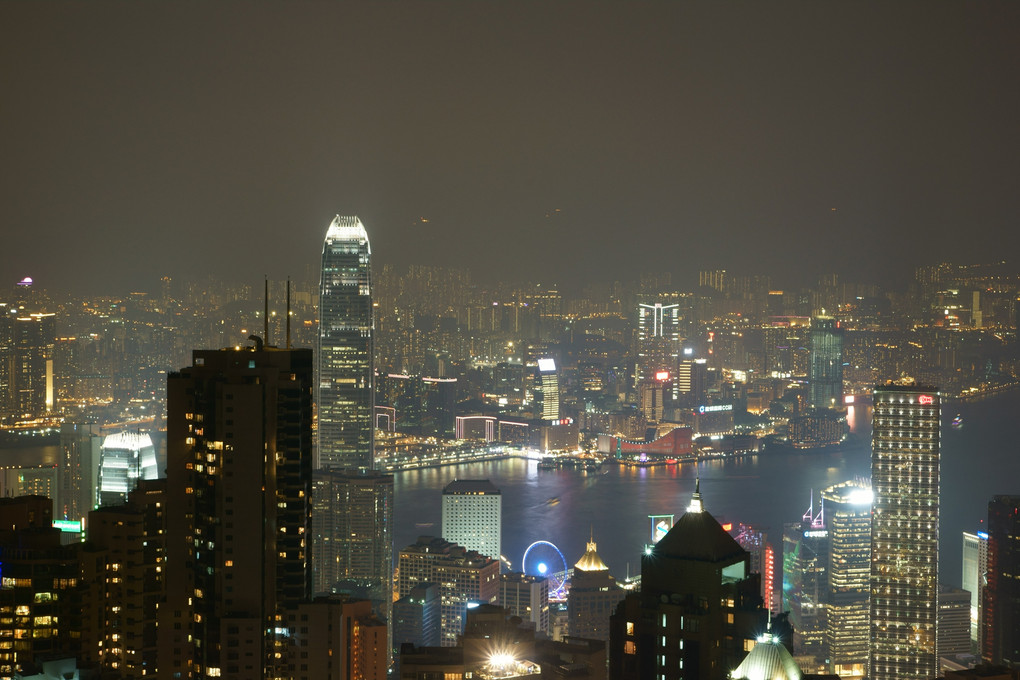 香港島 ビクトリア・ピークからの夜景