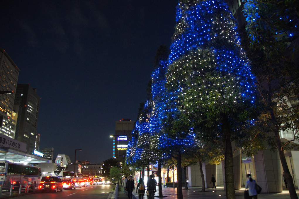 代々木駅周辺の夜景