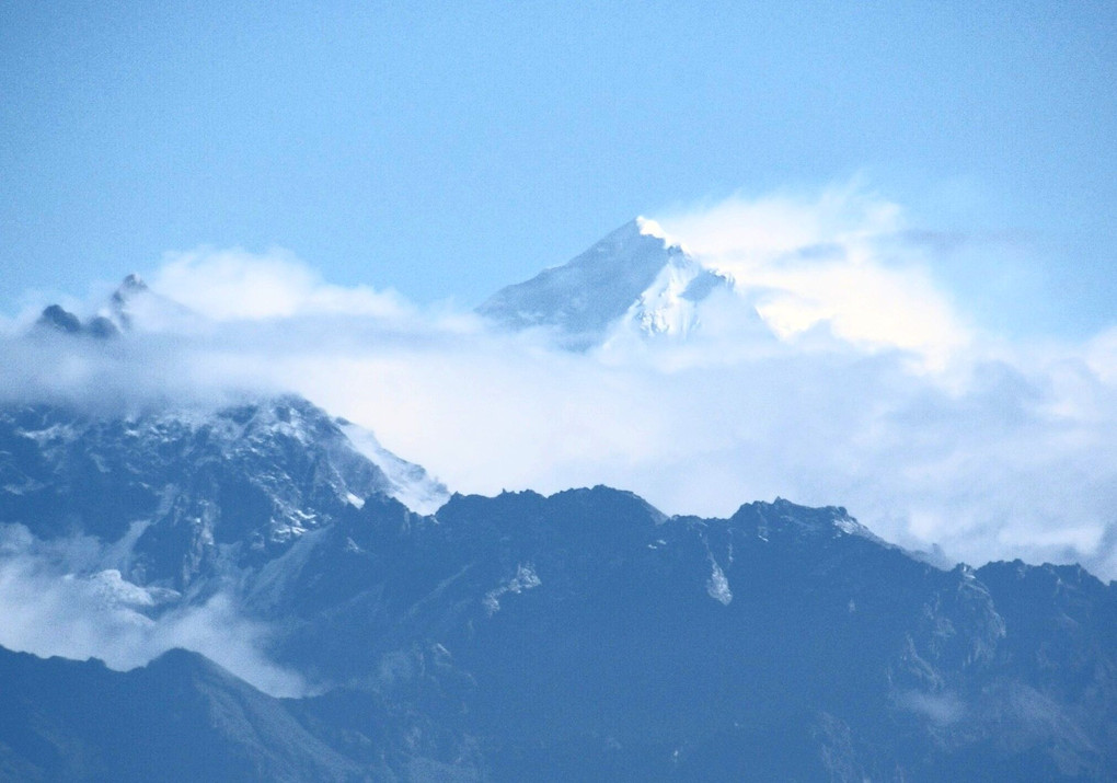 ナガルコットからのランタン山群