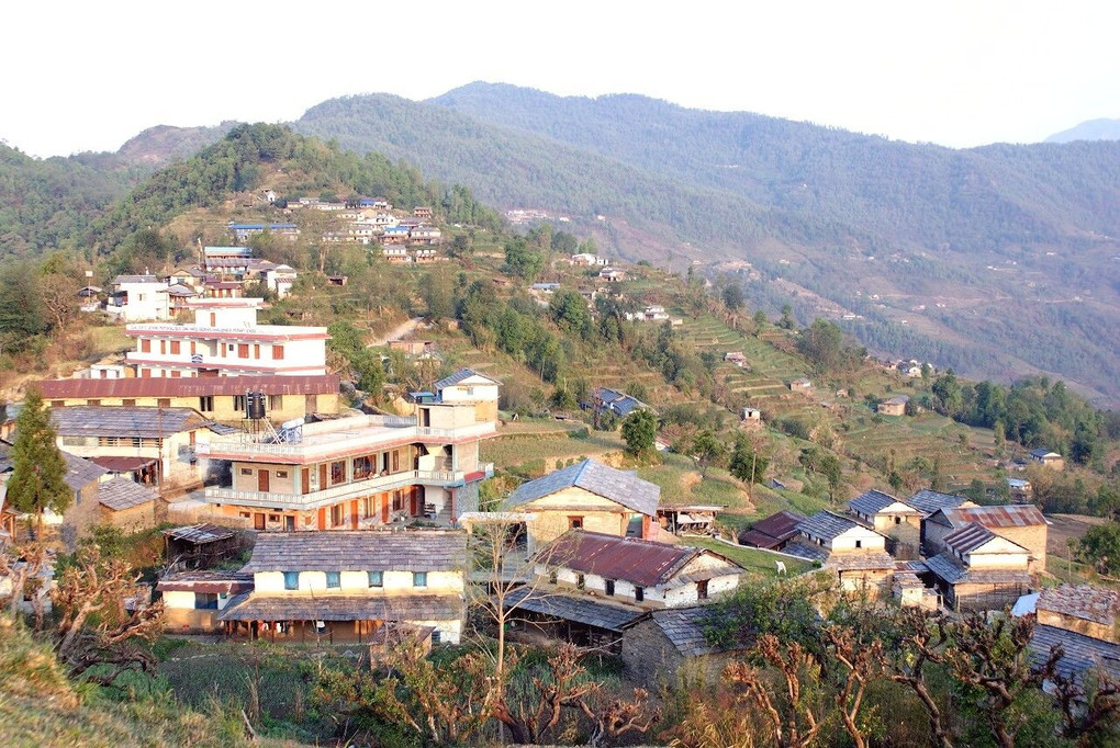 ネパールのダンプス村です。