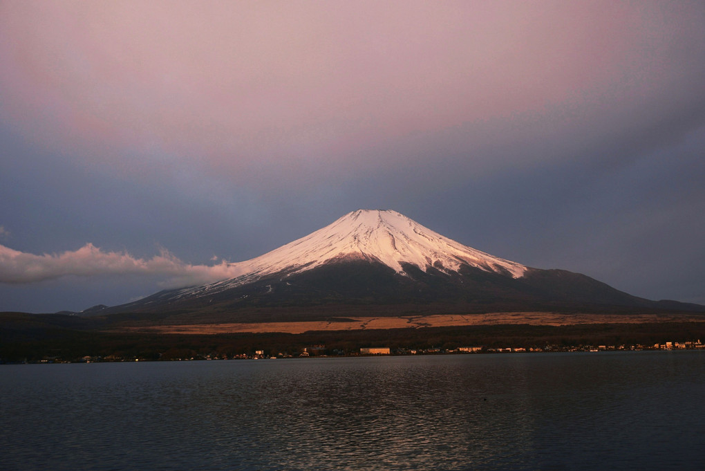 山中湖の富士山