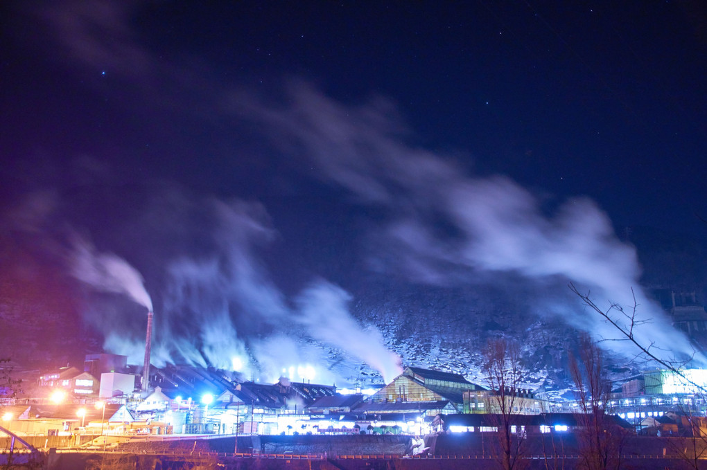 神岡鉱業所夜景