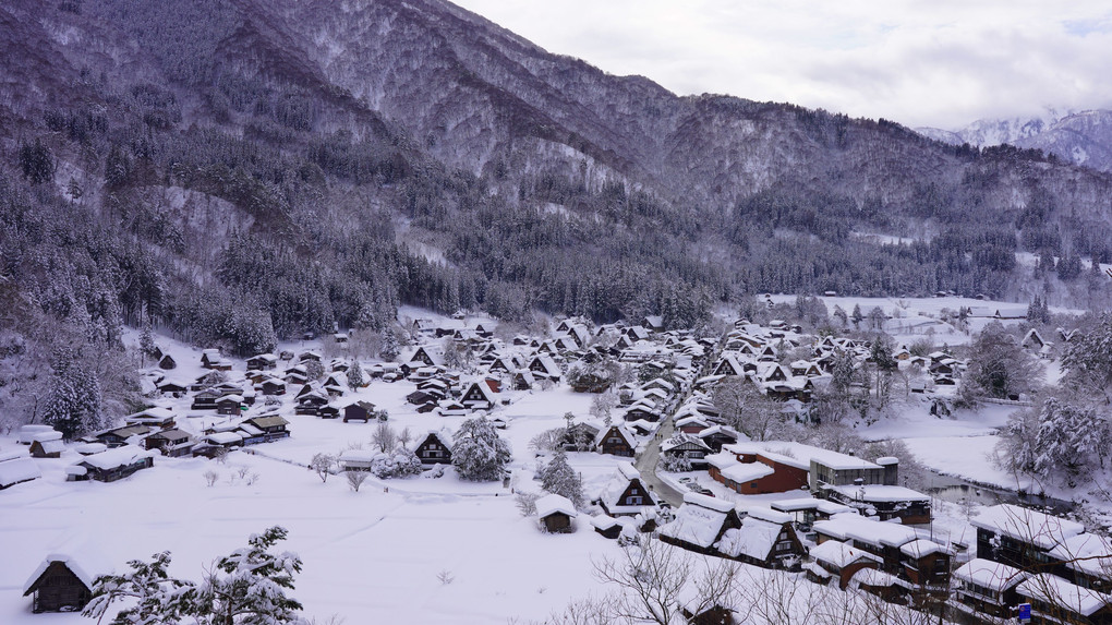 豪雪 冬の白川郷にて･･･