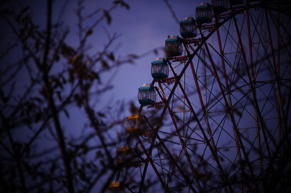  a Ferris wheel