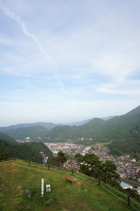 津和野城跡からの眺め