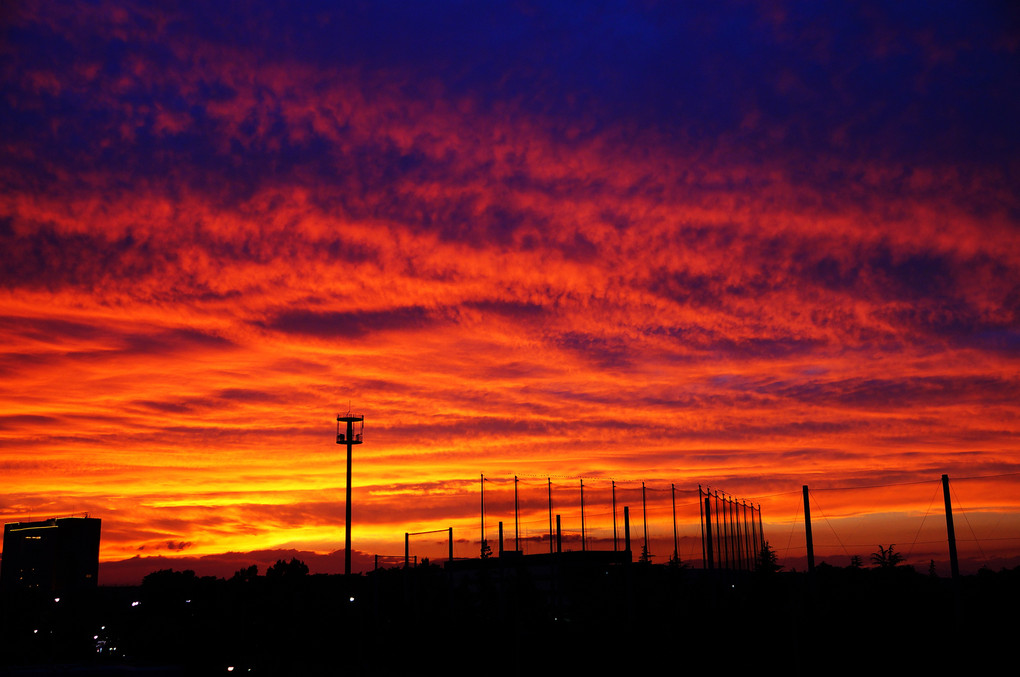 夕焼雲