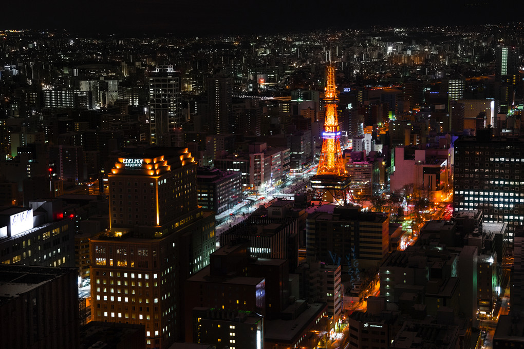 20141219～札幌JRタワー展望室で札幌の夜景を撮る～