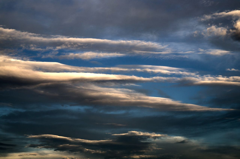 夕暮れの雲