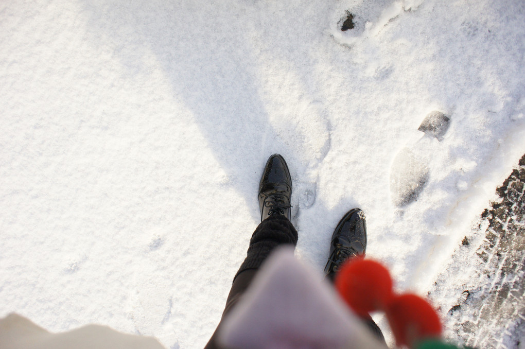 雪の日には　外へ出かけよう