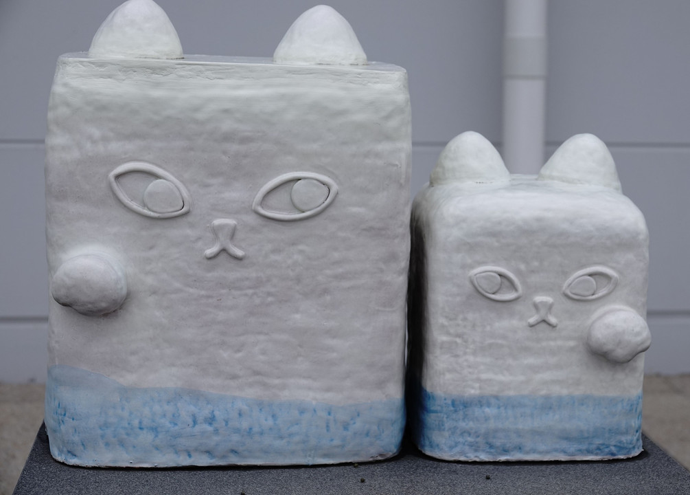 陶器の猫たち