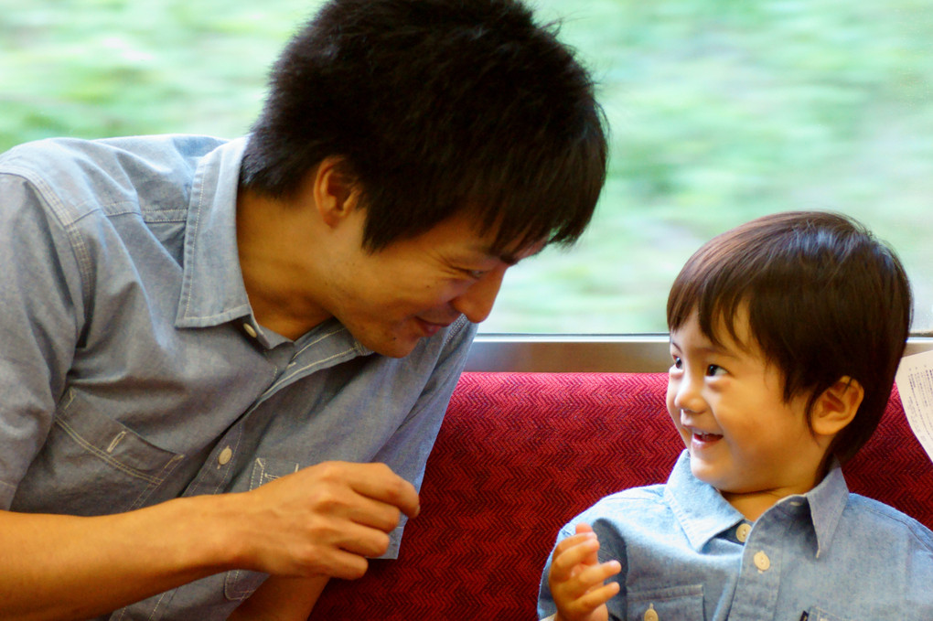夏休み「パパと一緒に電車でGO！」