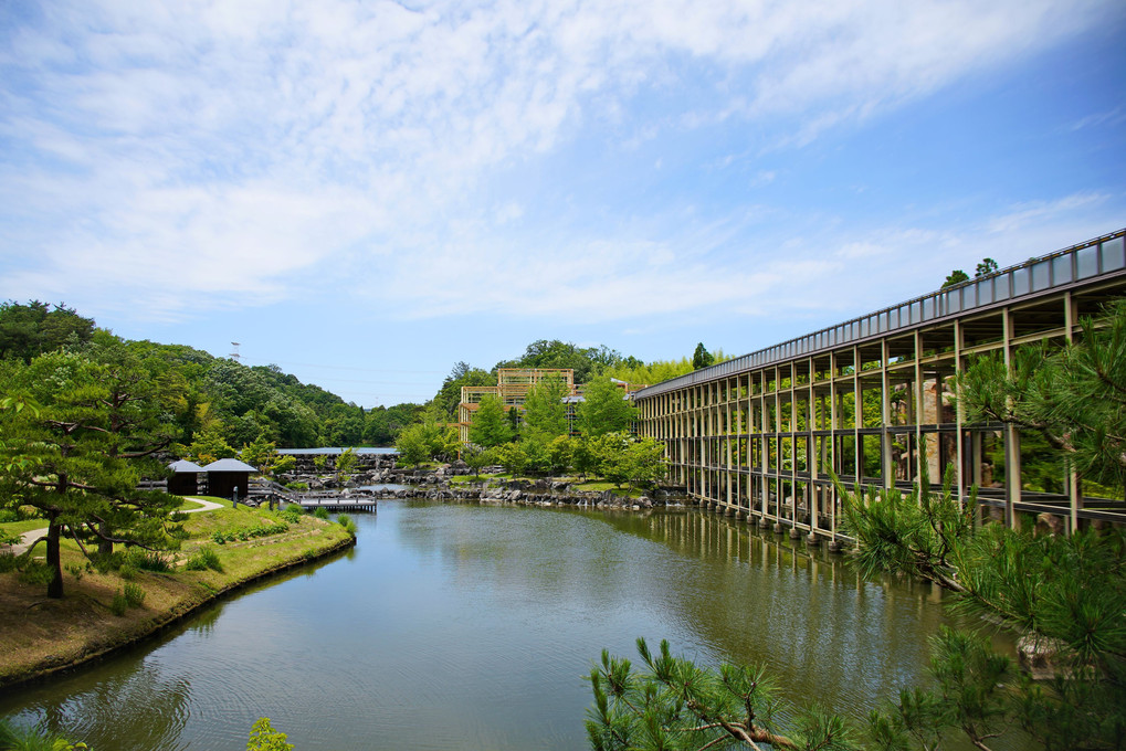 水景園と観月橋