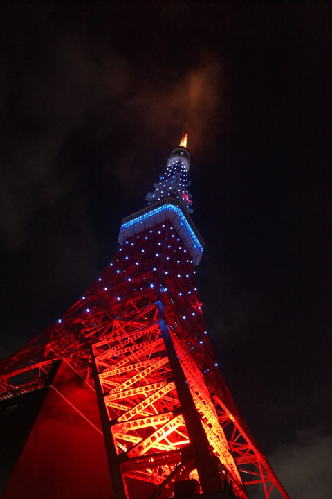 初めて東京タワー行った