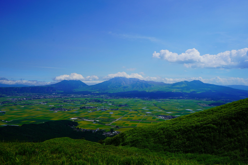 雄大な阿蘇