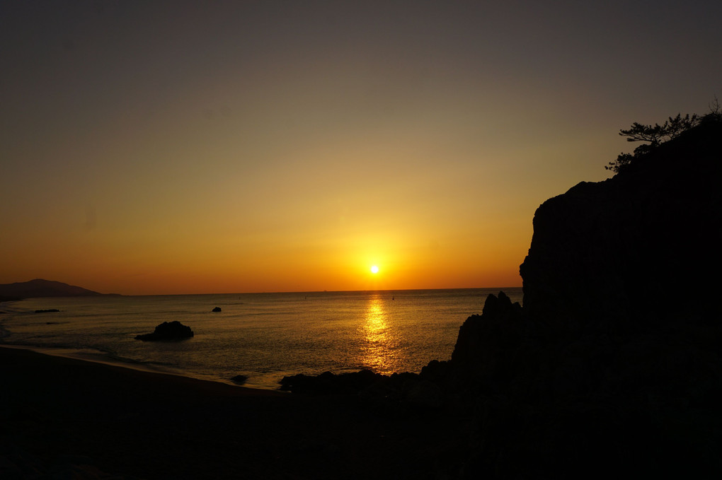 伊良湖岬 日の出