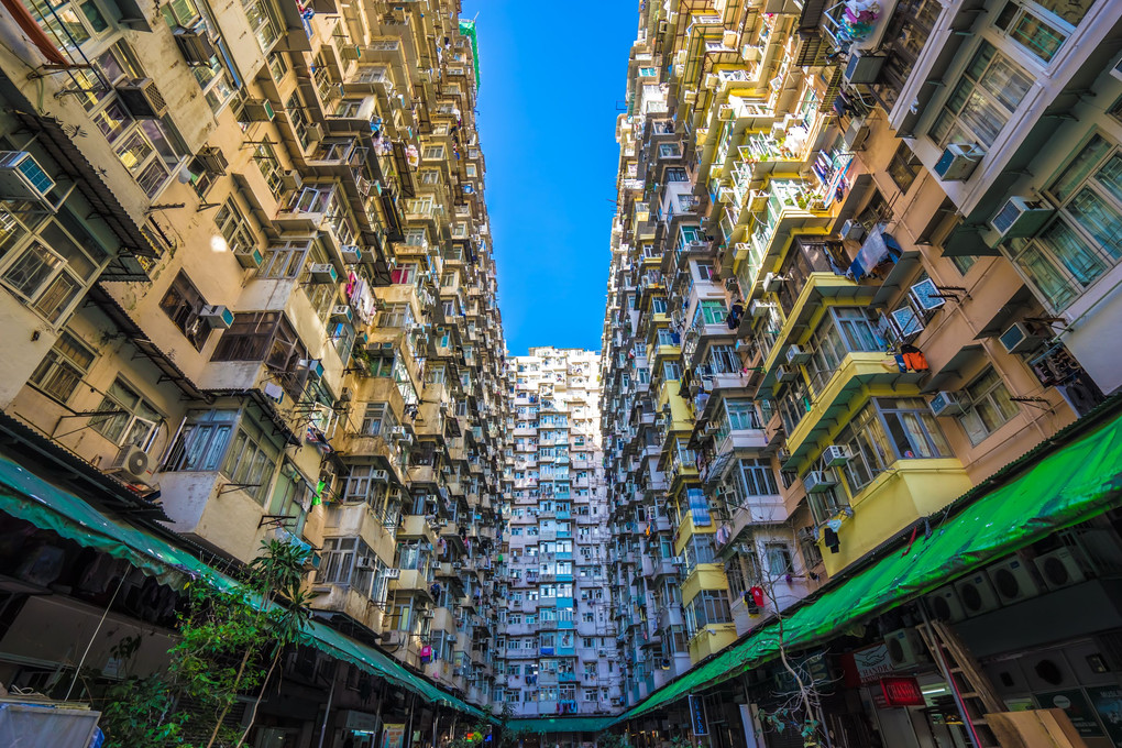 香港の超密集住宅