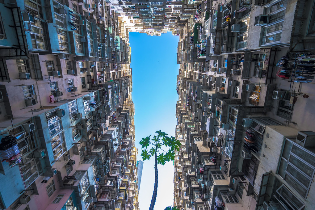 香港の超密集住宅