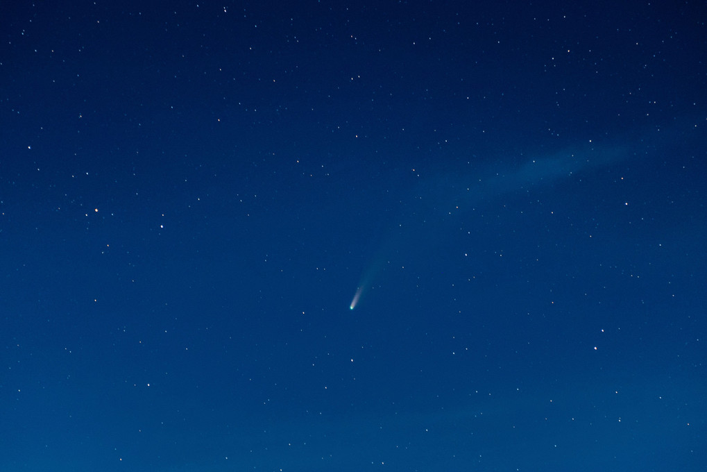 梅雨時期にまさかの彗星撮影