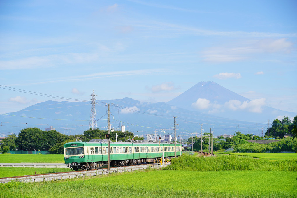 夏富士と駿豆線