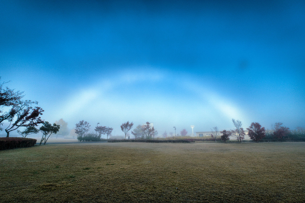 白い虹 fogbow