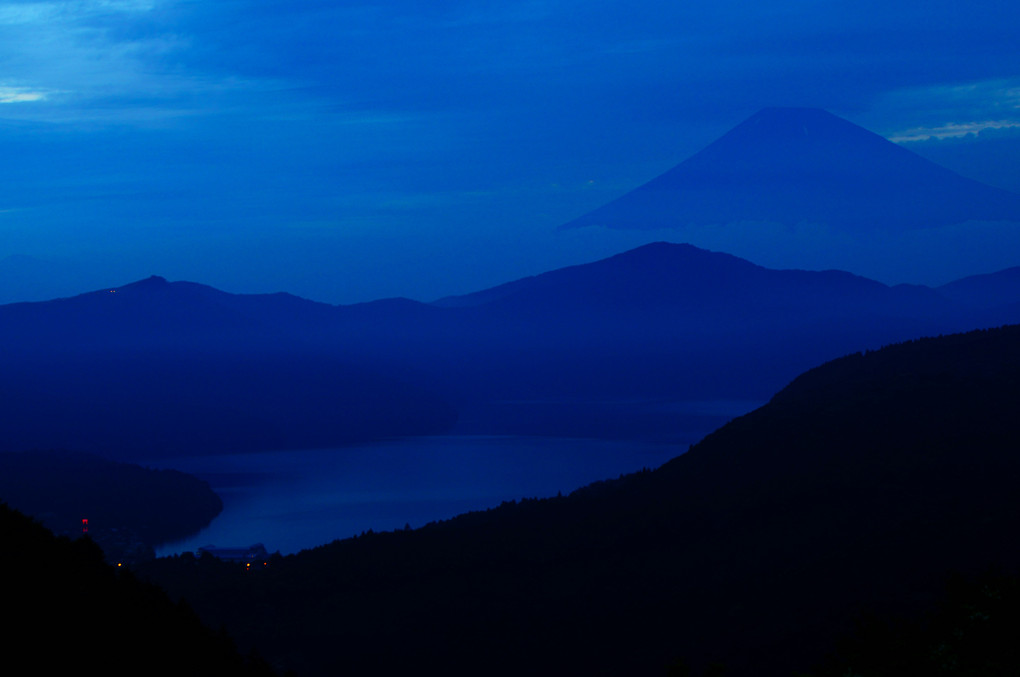 『大観山霞富士』