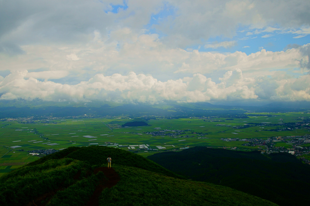『大観峰』　－阿蘇外輪山の絶景－