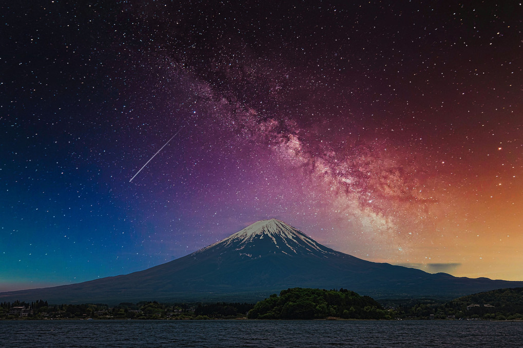 starry night Fuji