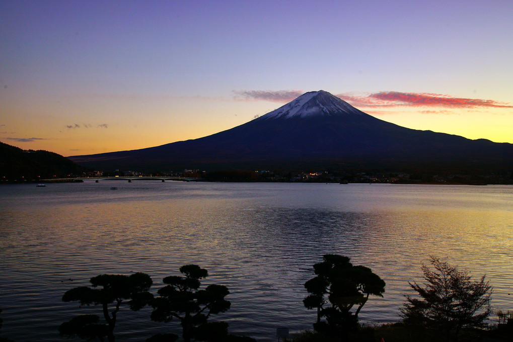 富 士 🗻 夕 景 