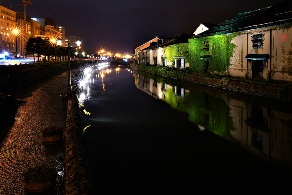 小 樽 運 河 の 夜 ☆