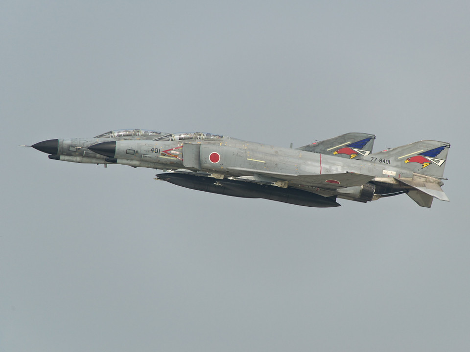 2010百里基地航空祭／F-4EJ（2機編隊）