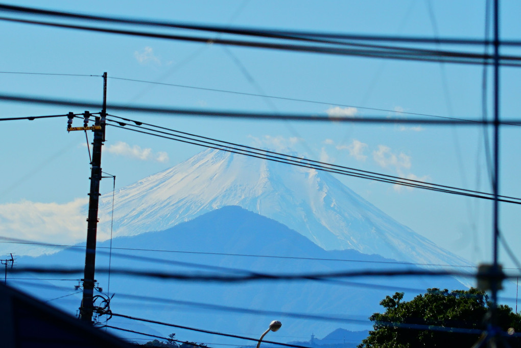 自宅から見える今日の富士山　11月12日　  