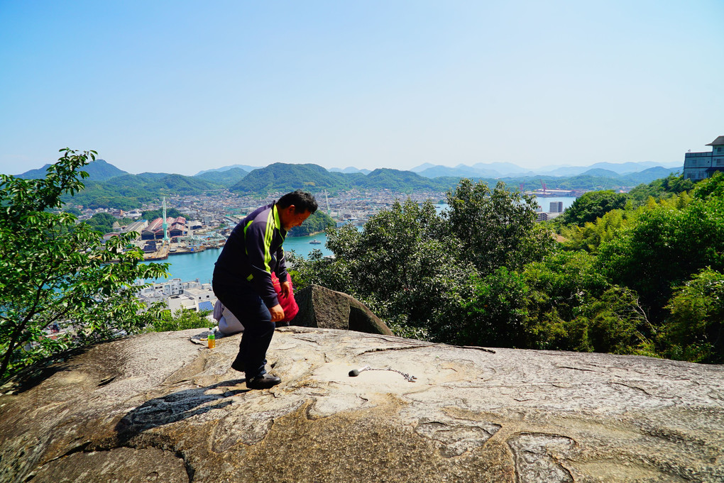 尾道市　千光寺公園　鼓岩　ポンポン岩