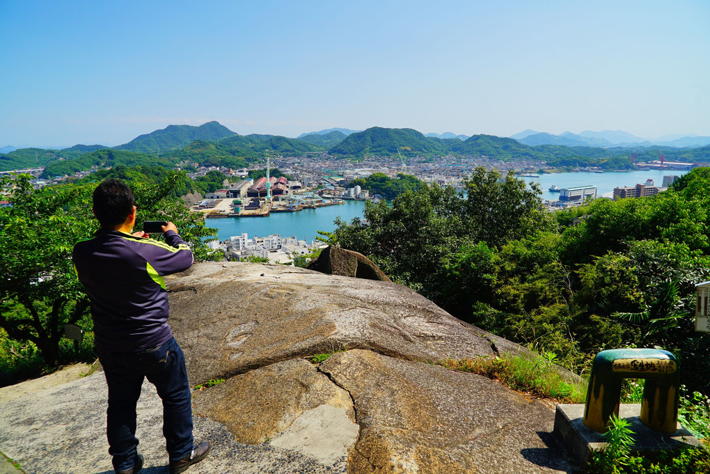 尾道市　千光寺公園　鼓岩　ポンポン岩