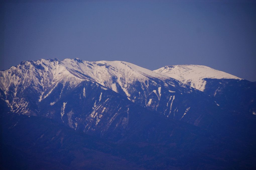 2013年4月13日　瑞牆山より望む