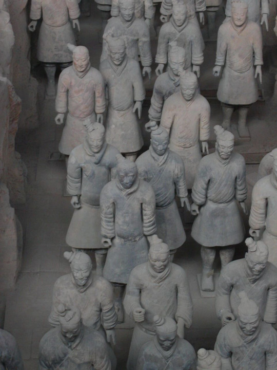 2002年10月27日　中国　西安　秦の始皇帝陵　兵馬俑