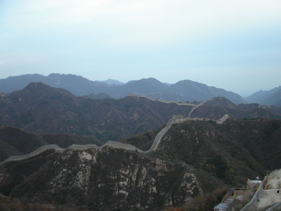 2002年10月24日　中国　八達嶺　万里の長城