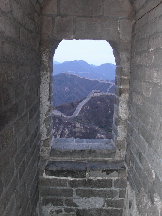 2002年10月24日　中国　八達嶺　万里の長城