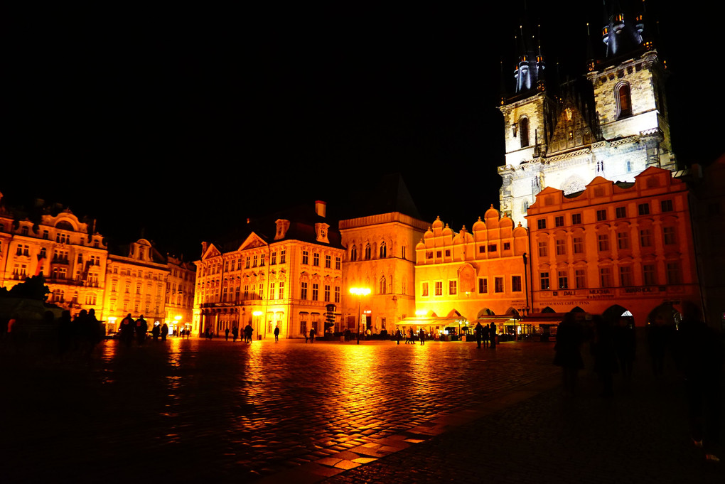 2019年2月23日　チェコ  プラハ  旧市街広場