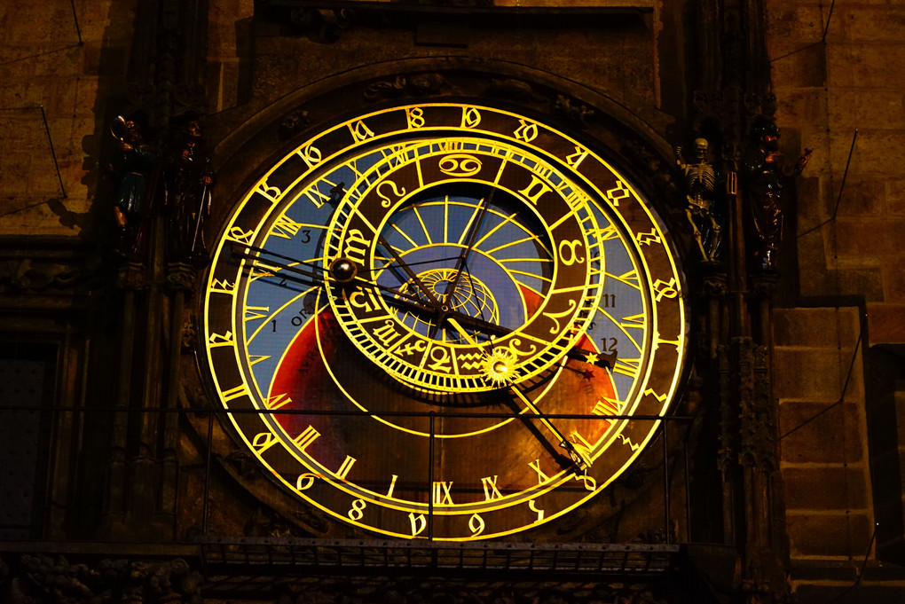 2019年2月23日　チェコ  プラハ  天文時計