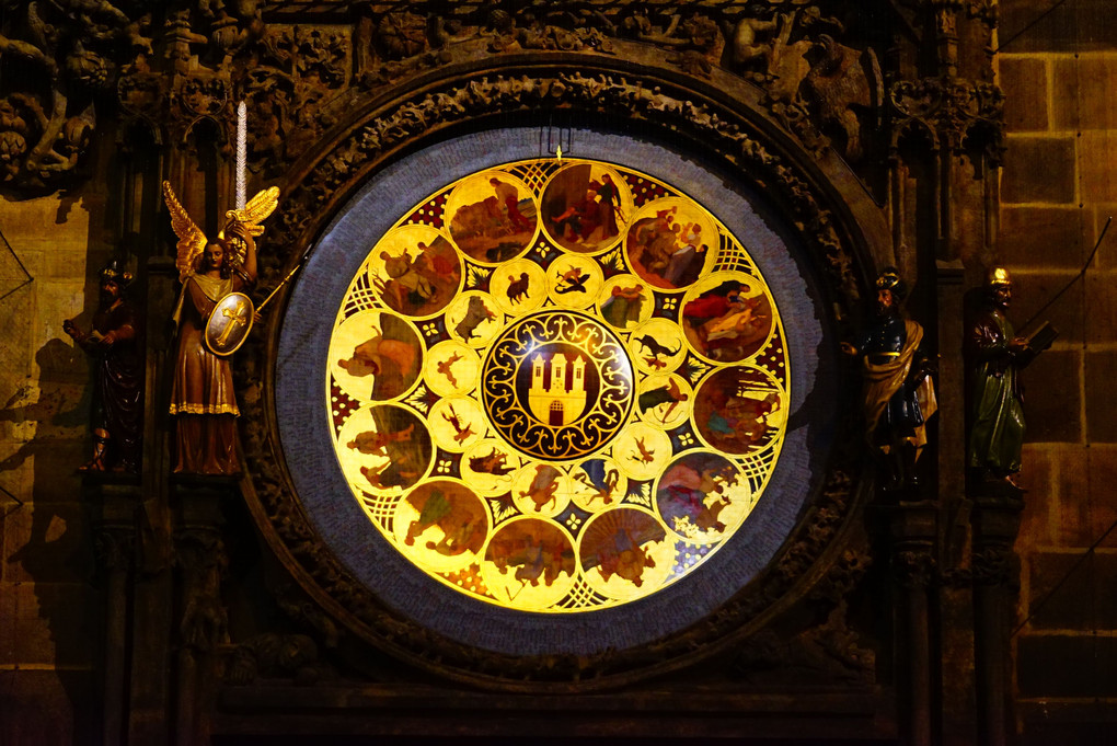 2019年2月23日　チェコ  プラハ  天文時計