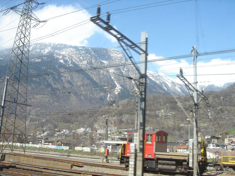 2006年4月7日　イタリア・コモ → スイス・ベルン ドモドッソラ駅　