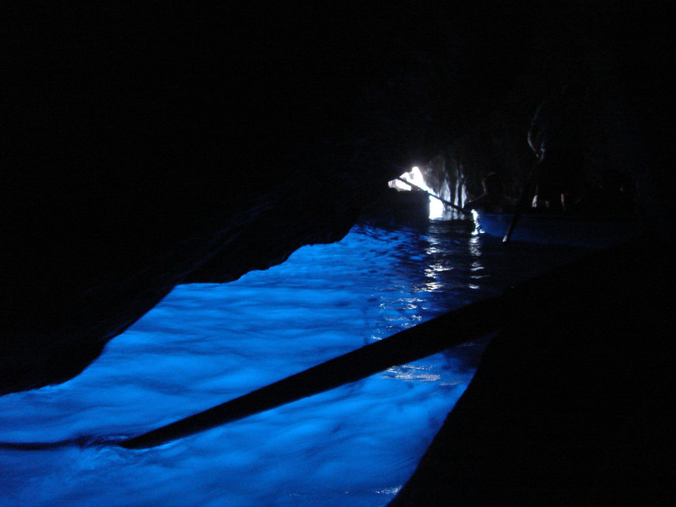 2006年10月29日　イタリア　カプリ島　青の洞窟