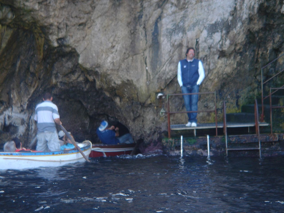 2006年10月29日　イタリア　カプリ島　青の洞窟